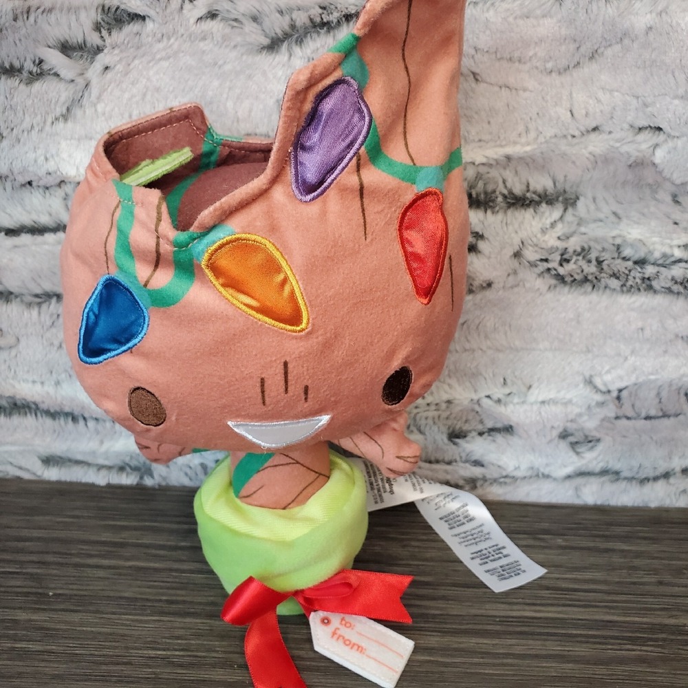 Disney Marvel Guardians Of The Galaxy GROOT Christmas Holiday Light Up Plush EUC